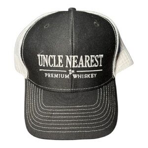 NEW! Uncle Nearest Black and White Snapback Trucker Hat